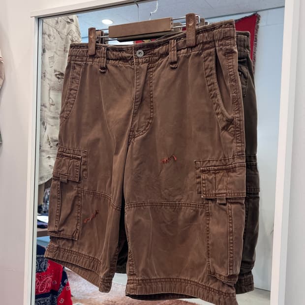 00s Uniqlo 올드 유니클로 빈티지 카고 하프 팬츠 (34inch)