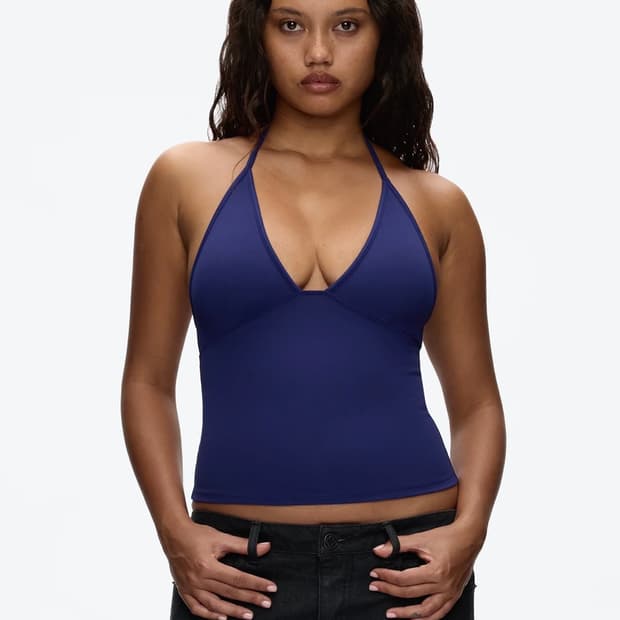 Tank air DIP HALTER (Cobalt Blue) xs