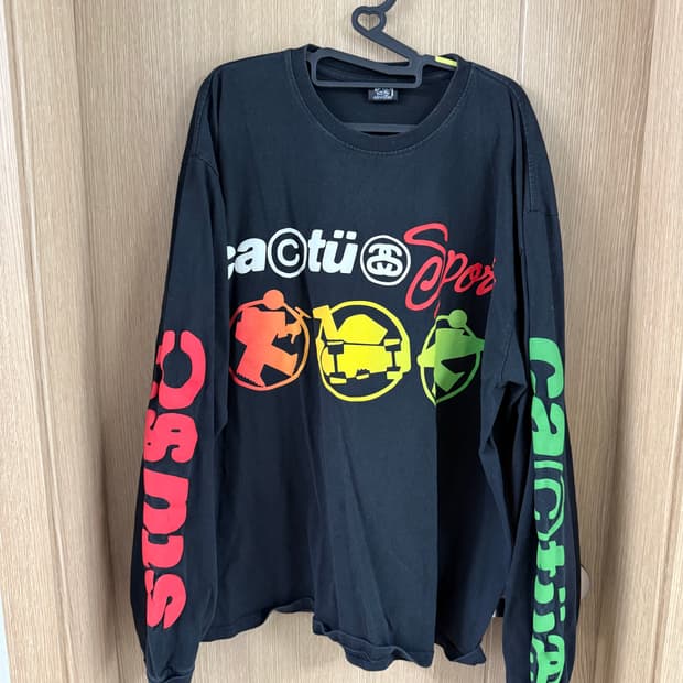 (XL)스투시 CPFM 스포츠 엠보싱 긴팔