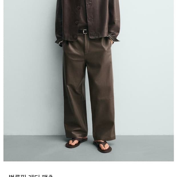 자라 램스킨 벌룬 팬츠 30