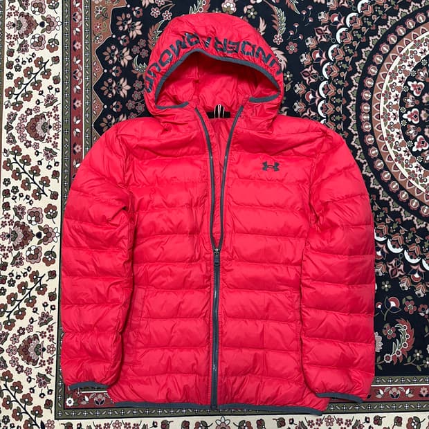 언더아머 덕다운 스톰 후드 경량 패딩 점퍼 160
