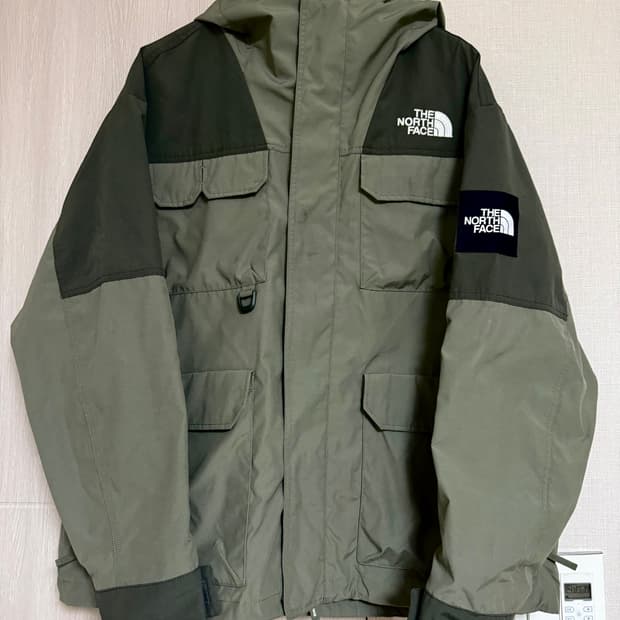 노스페이스 레인저 자켓 카키 바람막이 화이트라벨