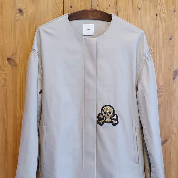 66.구호 양가죽 벨트립자켓 