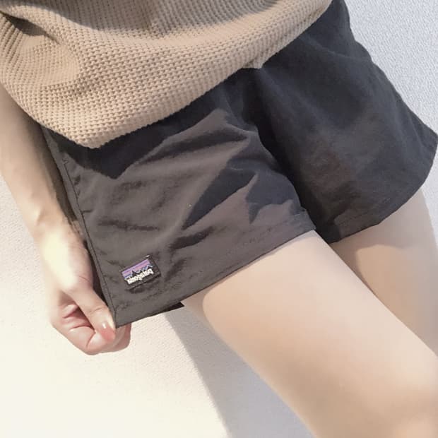 (새상품)파타고니아 여성 배기스5인치 블랙 S(27~28)