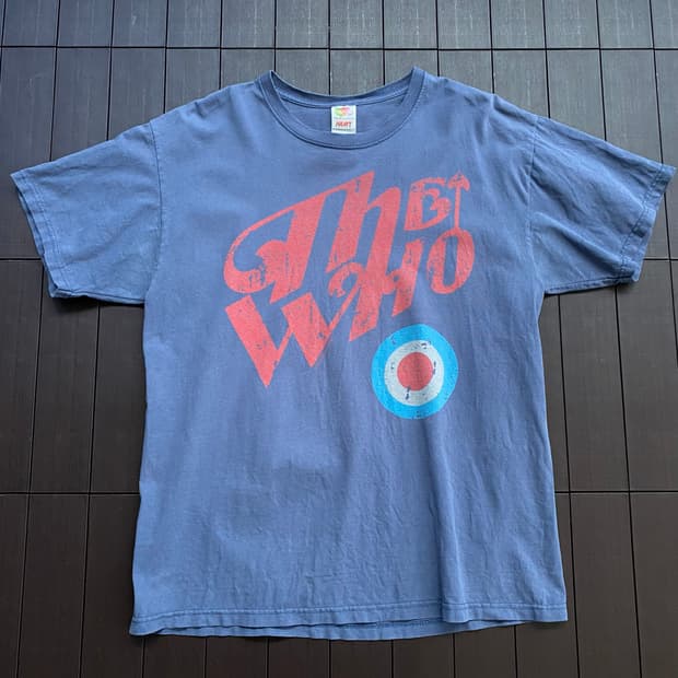 (L) 빈티지 the who 핀볼 위자드 더후 밴드티 티셔츠