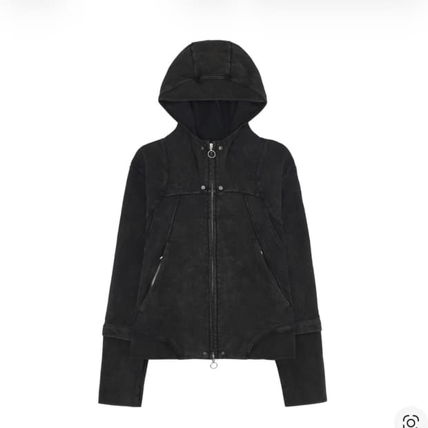 미스치프 롬버스 펀칭 후드집업 블랙 구합니다 !