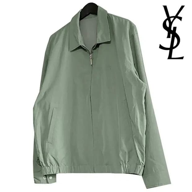 [정품] 생로랑 YSL 로고자수 빈티지 오버핏 집업자켓(XL)
