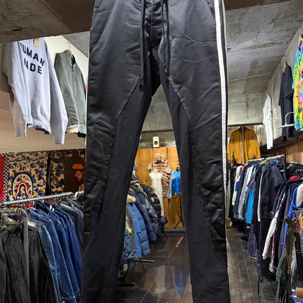 Greg Lauren 그렉로렌 폴앤샤크 50/50 팬츠 블랙