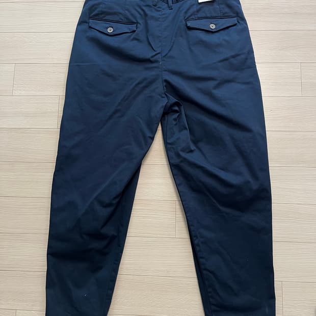 새상품)자라 캐롯핏 네이비 바지 44 