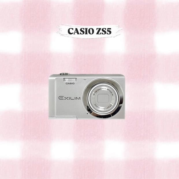 카시오 엑슬림 ZS5 실버 빈티지디카
