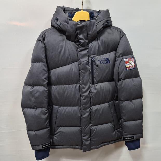 노스페이스 평창 패딩 점퍼 그레이 100