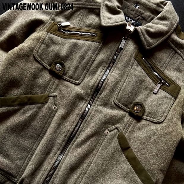 베르사체 아카이브 구형 헤비 아우터