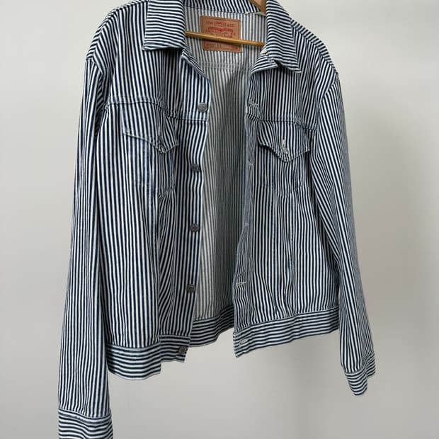 리바이스x니고 557XX 히코리 스트라이프 트러커 자켓44(XL)