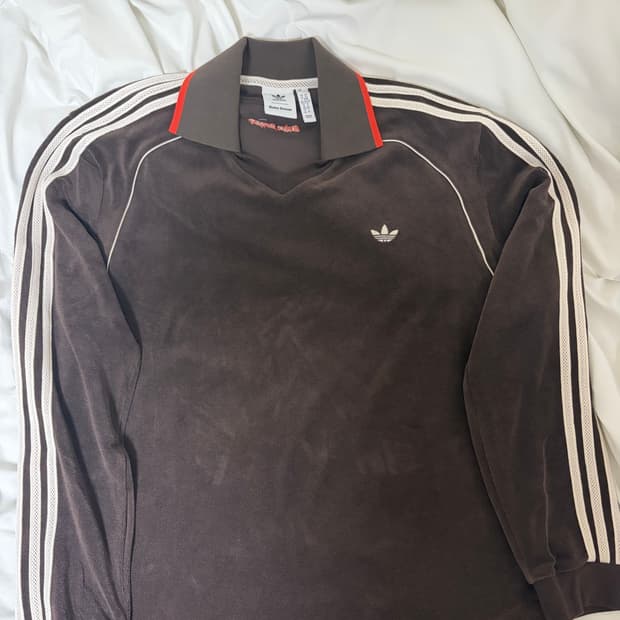 아디다스 X 웨일스보너 타올 롱슬리브 다크브라운 US XL