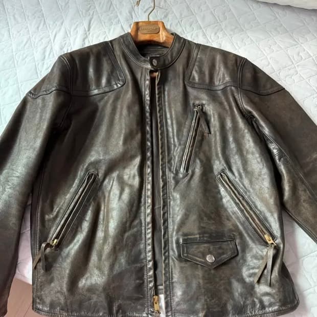 RRL 모터레더자켓 S사이즈