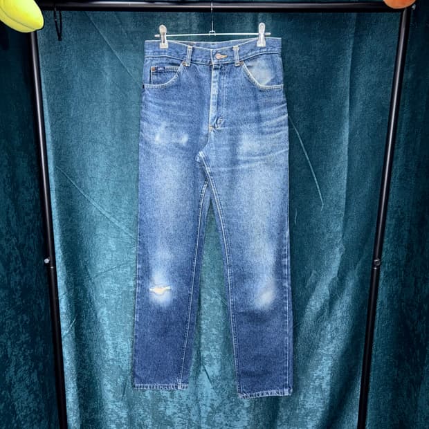 (28) Lee 중청 워싱 데님 팬츠