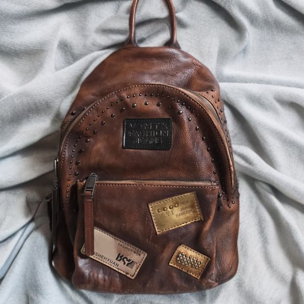 천연가죽 빈티지백팩