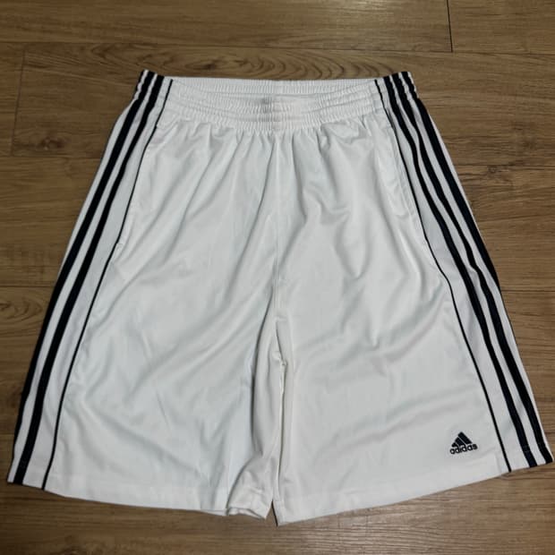 [M]아디다스 트랙 쇼츠 반바지 화이트
