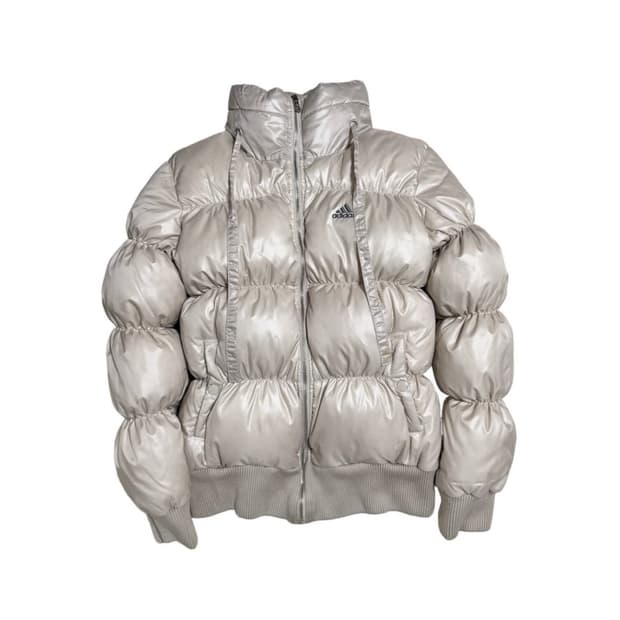 아디다스 셔링 패딩