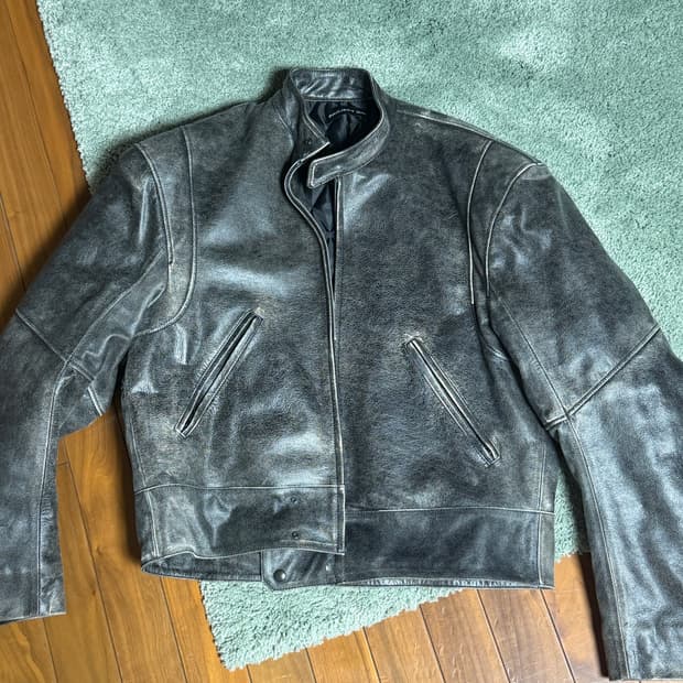 [2] 프로젝트gr 바이커 레더자켓