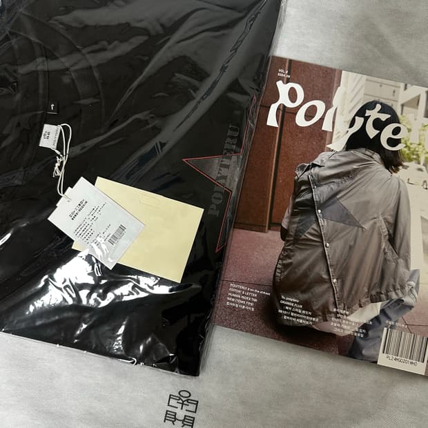 폴리테루 멤버쉽 티셔츠 블랙 4