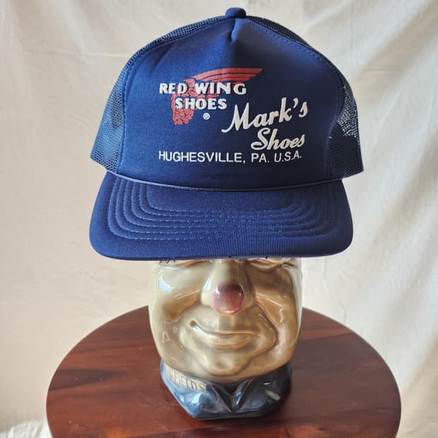 80s 레드윙 어드버타이징 트러커캡