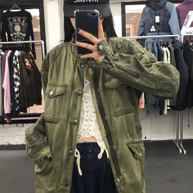 디젤 그런지 밀리터리 자켓