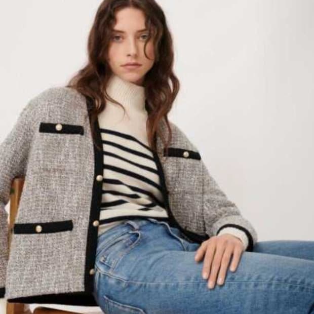 마쥬 트위드자켓 36사이즈