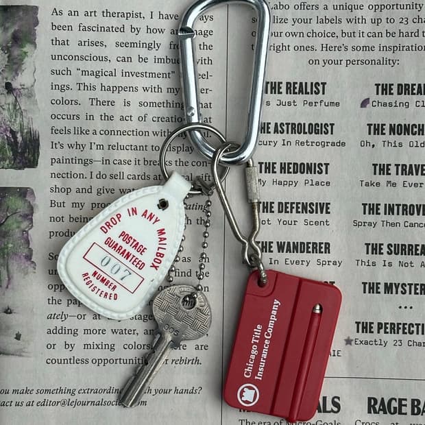 [EAST] America vintage keyring