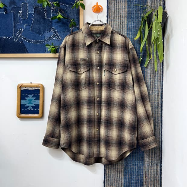 TARAS BOULBA   Wool ombre shirt