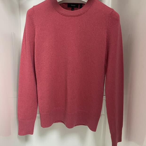 Theory 띠어리 캐시미어 100 핑크 P 사이즈 
