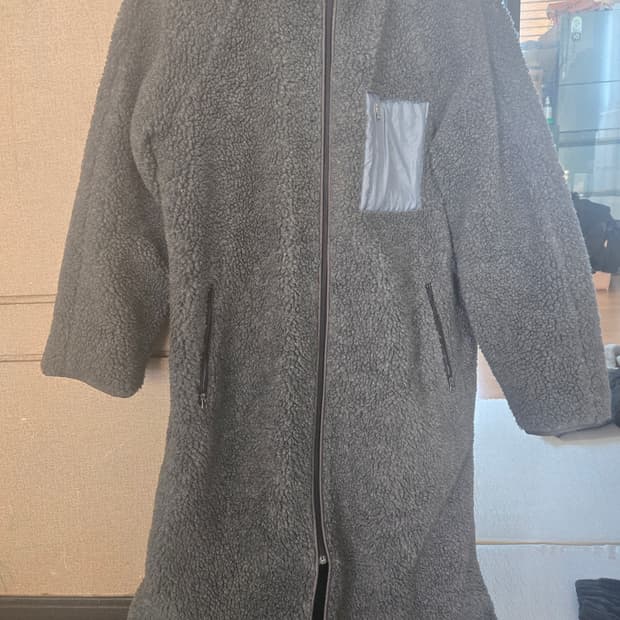 여성 후리스 롱 코트