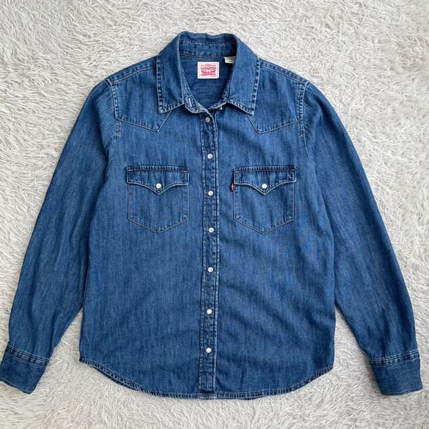 리바이스 웨스턴 스냅 셔츠/#3297