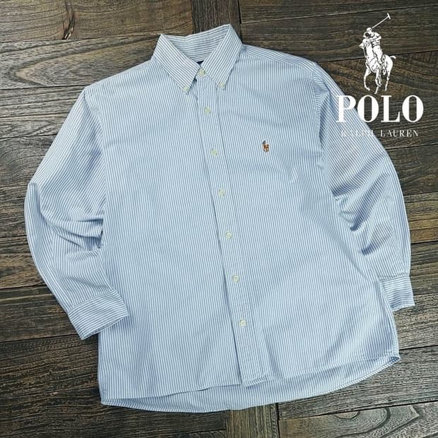 [폴로 랄프로렌] 포니 로고 자수 스트라이프 셔츠 M19440