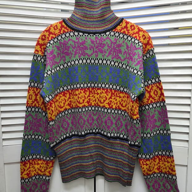 미쏘니 알파카 니트 터틀넥