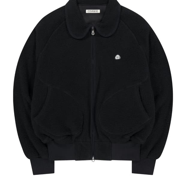 코이세이오 라운드 카라 플리스 자켓