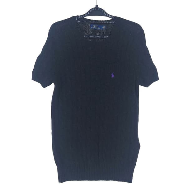 [여M]폴로랄프로렌 울캐시미어 반소매 니트[Y63-023]/레이디블루