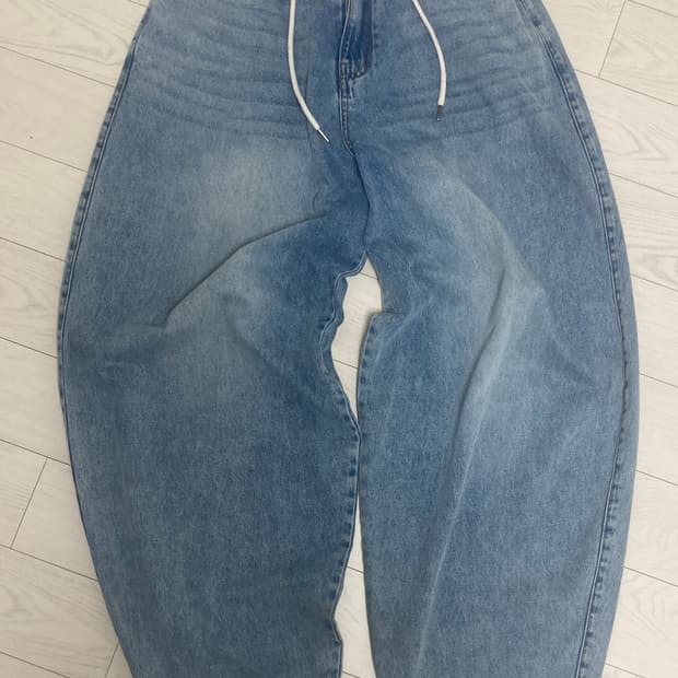 연청 데님 벌룬팬츠