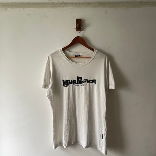 빈티지 돌체앤가바나 사랑과평화 티셔츠