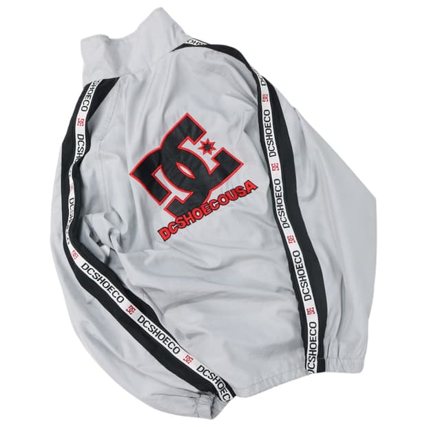 DC SHOES 디씨슈즈 90s 빈티지 사이드 라인 로고 웜업 자켓