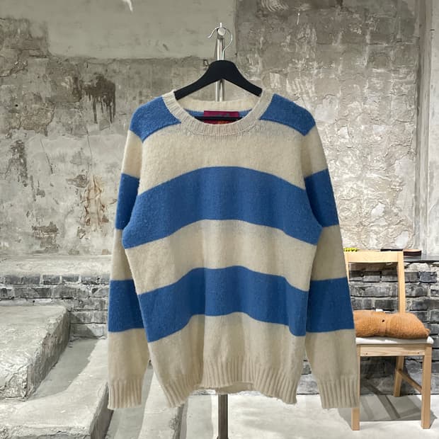 하울린 쉐기 베어 도플러 청키 스트라이프 니트