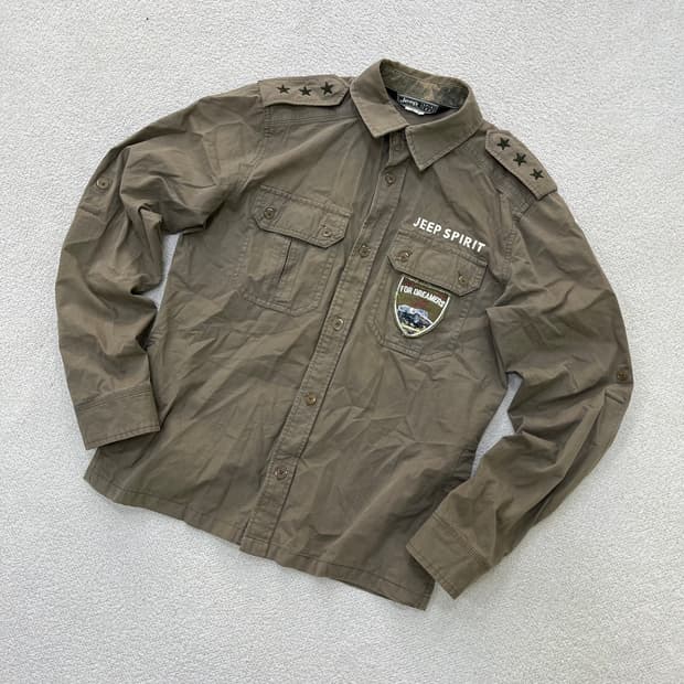 M 지프 필드 야상 자켓 셔츠 0402M