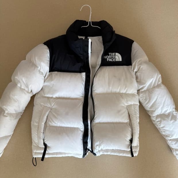 노스페이스 눕시 패딩 s