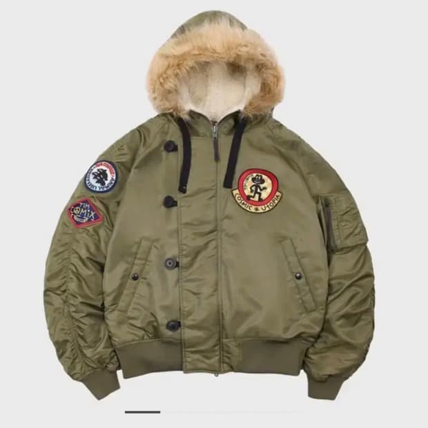 팀코믹스 항공점퍼 카키