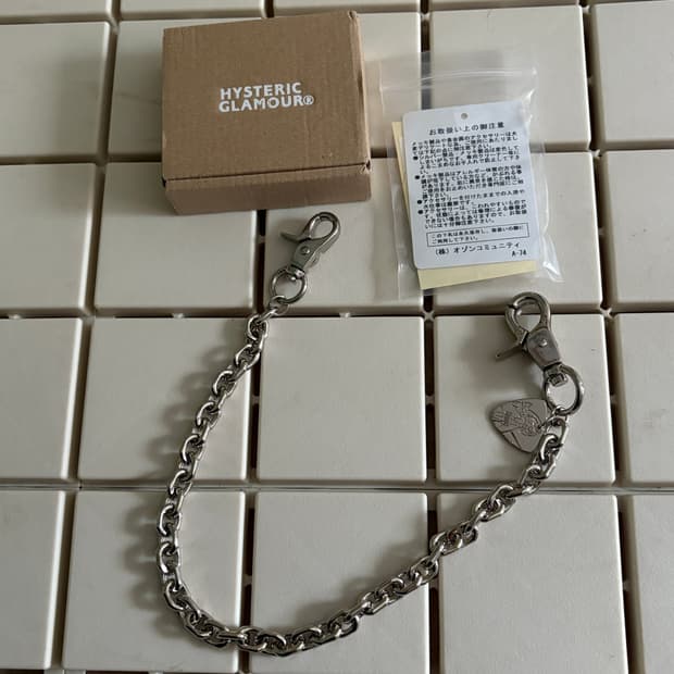 히스테릭 멀티 실버 체인
