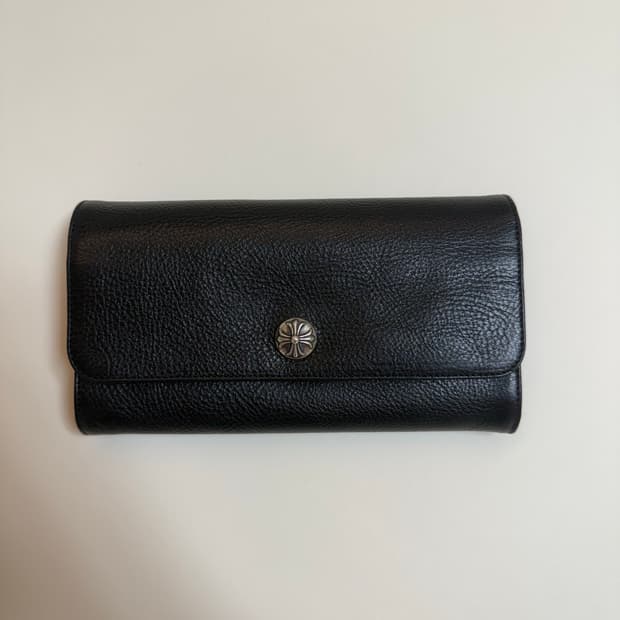 크롬하츠 원볼 레더 장지갑