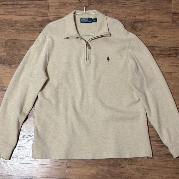 폴로 반집업 아이보리
