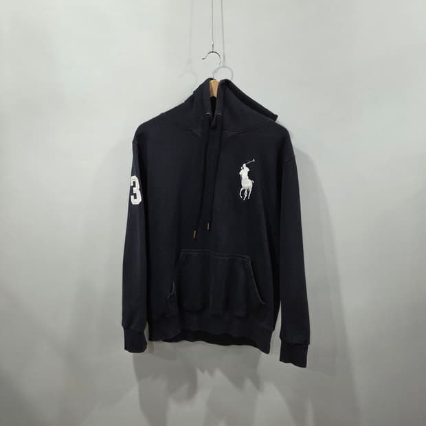 폴로랄프로렌 빅포니 기모 후드티 XL