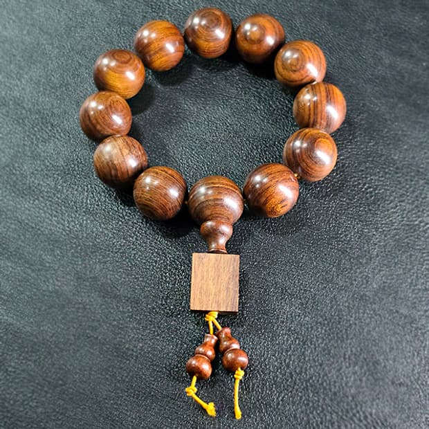 무각 화로목 20mm 남자 소품 불상 부처님 불교 염주 팔찌