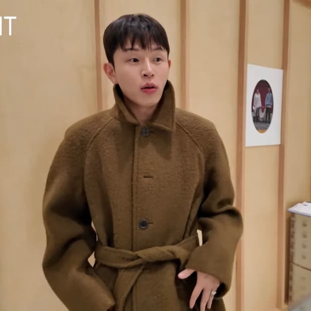 아모멘토 알파카 레글런 코트 m